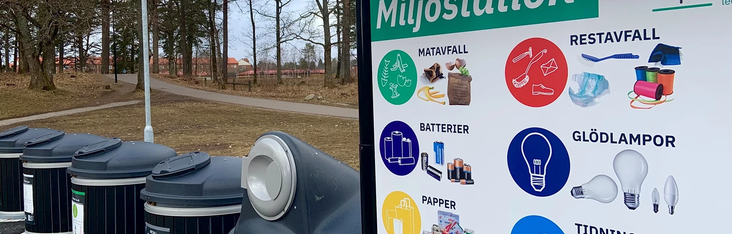 Miljöstation på Spaden kronogården