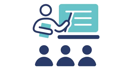 symbol föreläsning