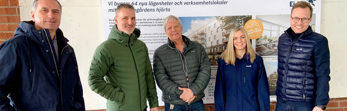 Yashar Gusénow, Apoteket Granngården, Håkan Engström, Arena Älvhögsborg, Thomas Nygren, Lextorp Vårdcentral, Josefine Nordström, Eidar, Daniel Ruus, Eidar ser fram emot att tillsammans utveckla Kronogårdstorg till en levande plats.