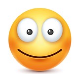 rätt så nöjd smiley-emoji