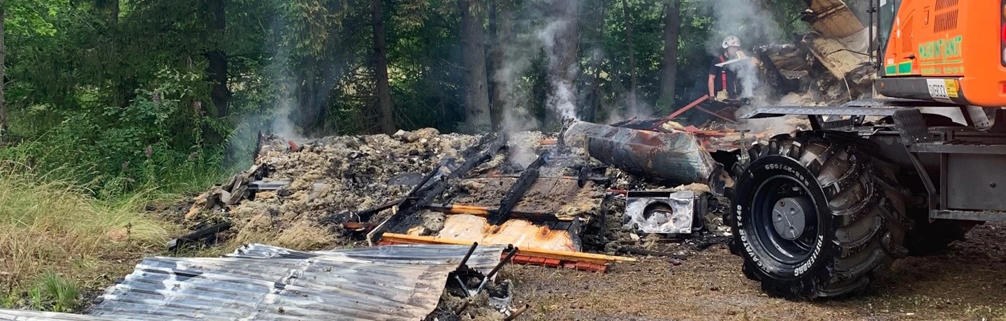 Brandområde på Hedeäng