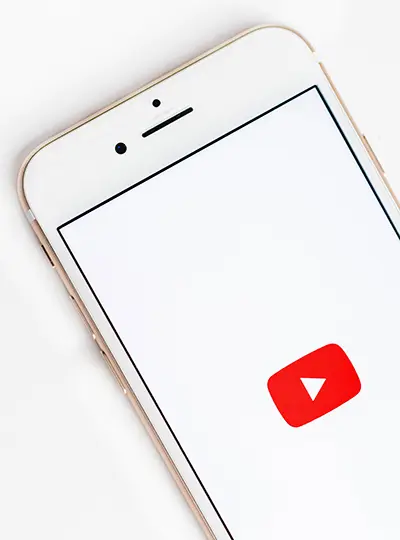 telefon med youtubevideo