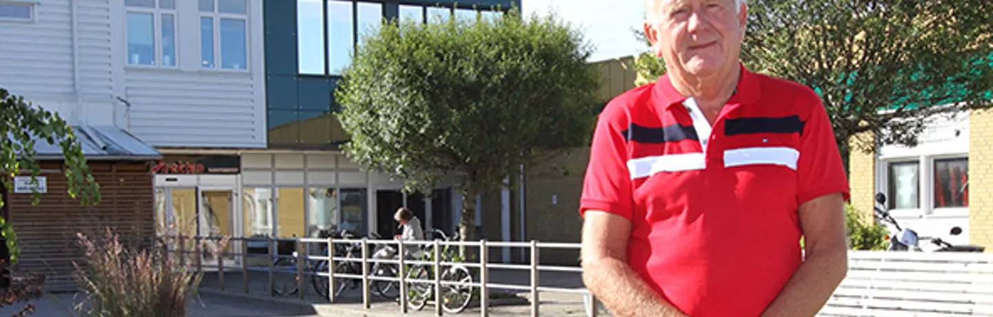 Per Wennberg utanför Eidar Center