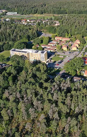 Översiktsbild av stadsdelen Källstorp i Trollhättan